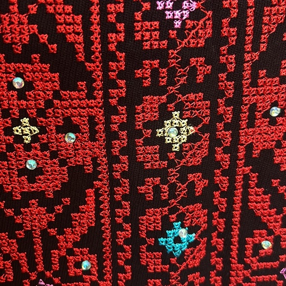 Palestinian thobe embroided tatreez (9-12 years old) - Picture 5 of 5